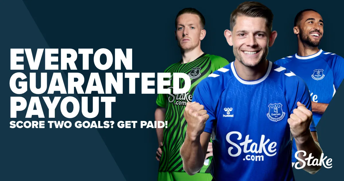 Everton Guaranteed Payout - ¿Marca dos goles? ¡Cobra!