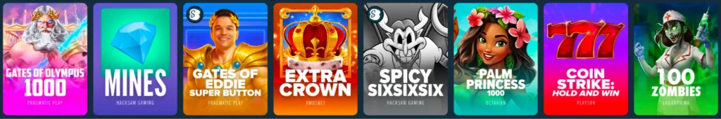 Collezione di giochi del casino Stake online