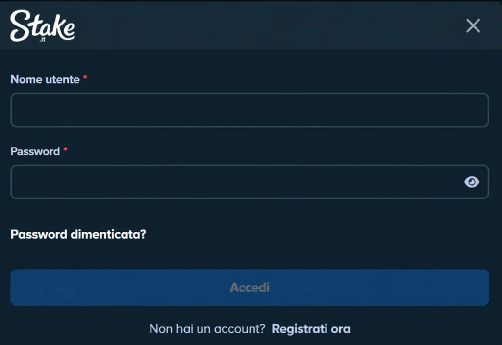Stake casino login: come accedere al tuo account